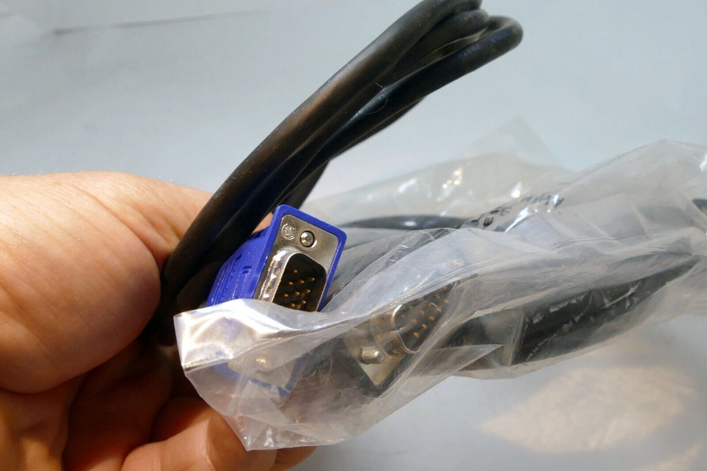 6 Feet VGA Cable SVGA Monitor Cord Super VGA Male to Male Computer Video 2X Pack