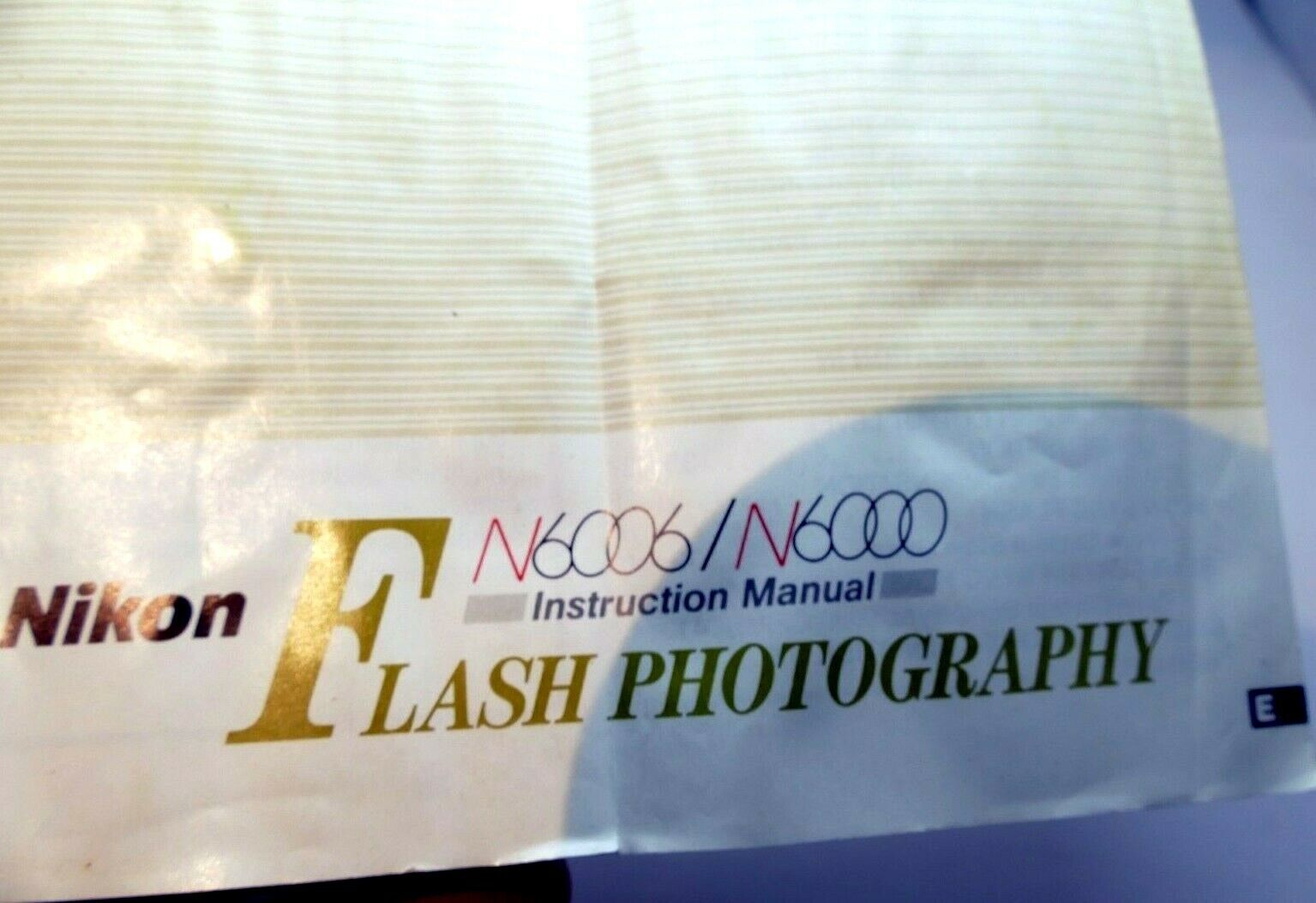 Nikon N6006 N6000 CAMERA FLASH Photography GUIDE Book manual English EN