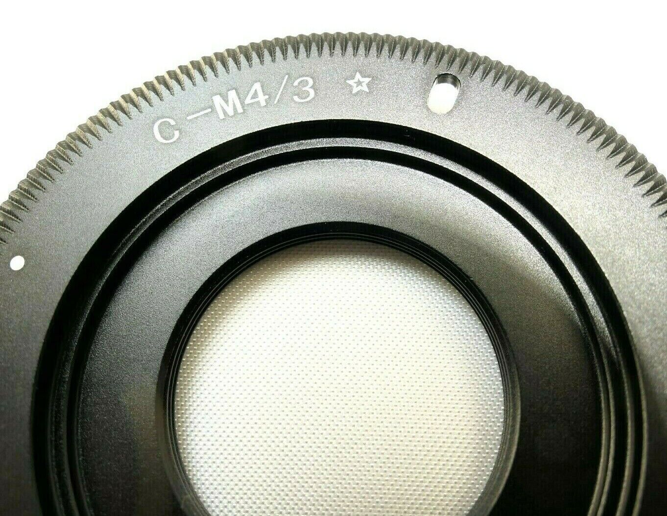 C- Mount Lens adapter to m4/3 Micro 4/3 Camera Panasonic Lumix DMC GH3 GH4 5 TV