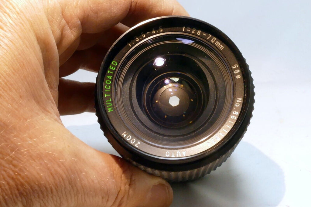 Sears 28-70mm f3.5-4.5 for PENTAX K KR manual focus lens - With separation haze