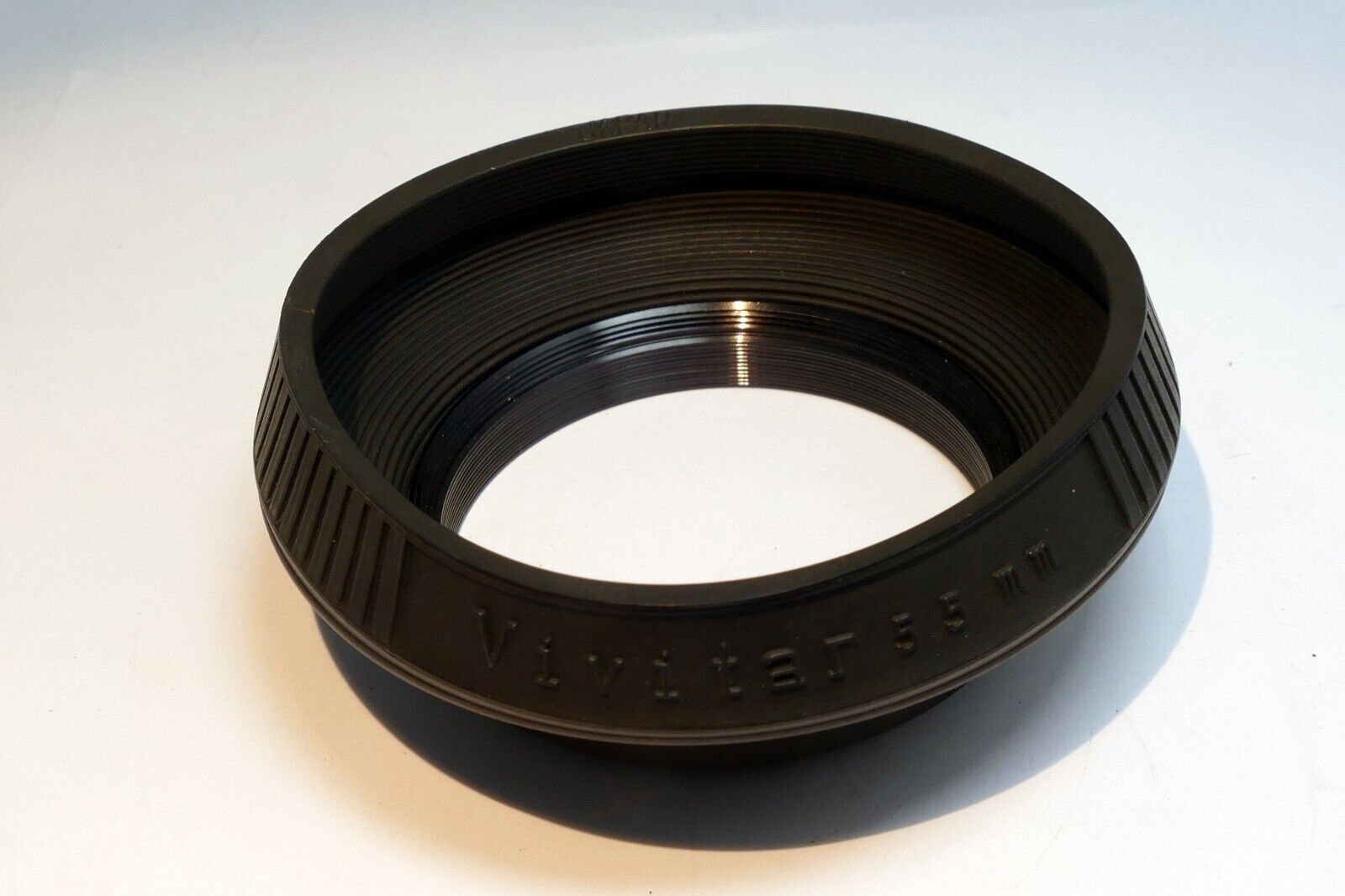 Vivitar 55mm Rubber Lens Hood Shade double threaded collapsible