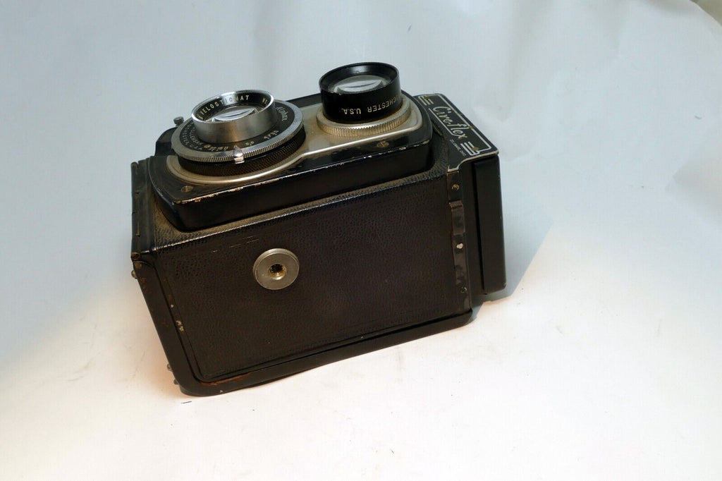 Graflex Ciro Flex TLR Camera Wollensak 85mm F3.5 Lens Alpax Shutter Rochester US