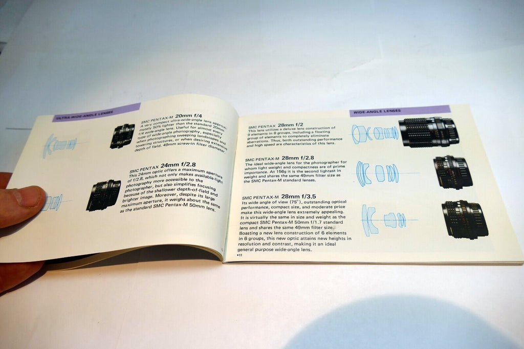 Pentax K100  System  chart lens accessory guide brochure
