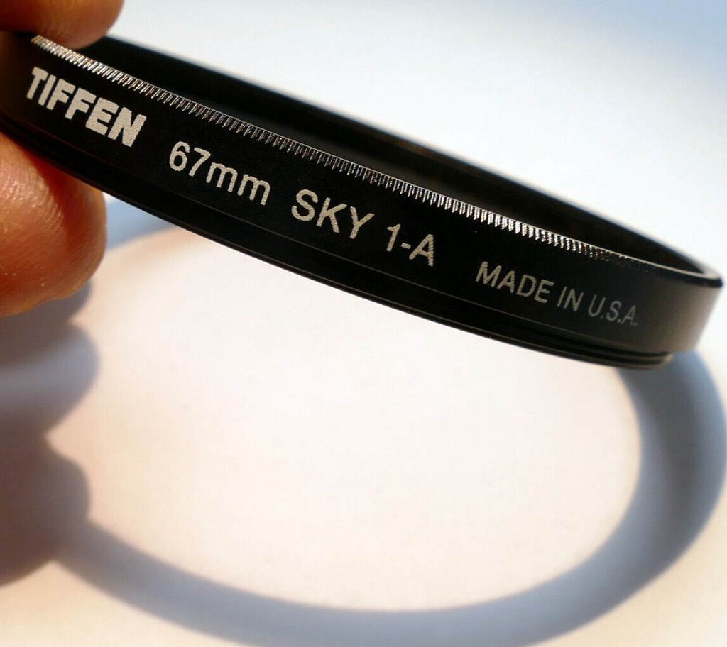 Tiffen 67mm filter made in USA 1A Sky skylight warming for overcast day