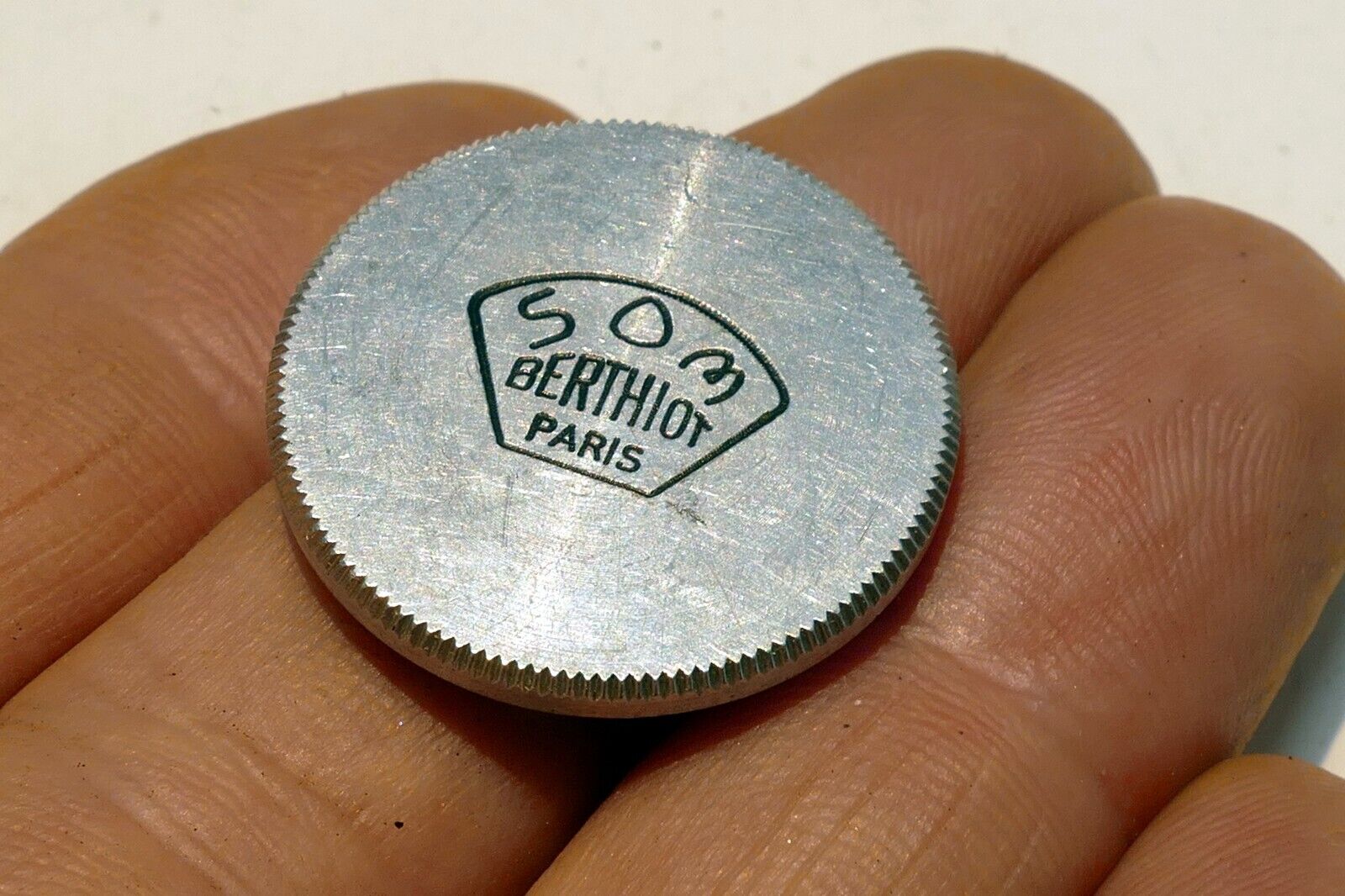 SOM Berthiot 23mm Paris ID Front Lens Cap Metal threaded