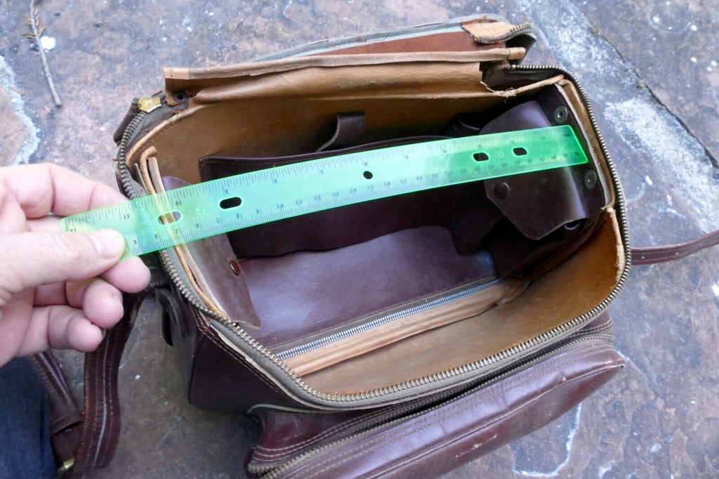 Cheney Genuine Leather Hard Case Camera antique messenger bag made in England