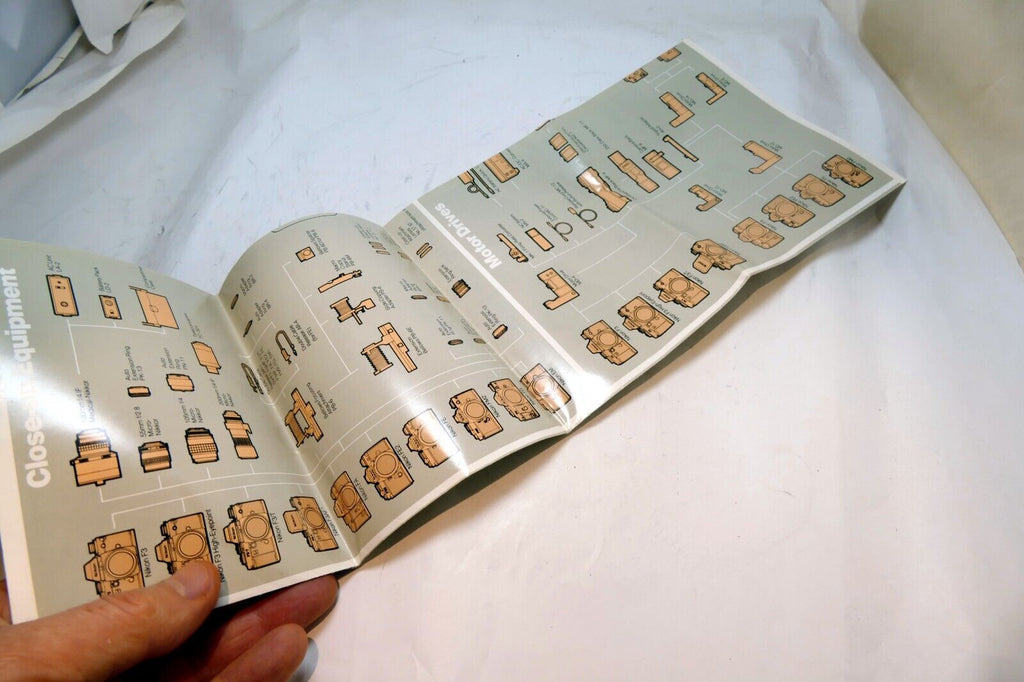 F3HP Camera accessory List Brochure Nikon F3 series HP DE-3 2 DX-1 DA-2 Finders