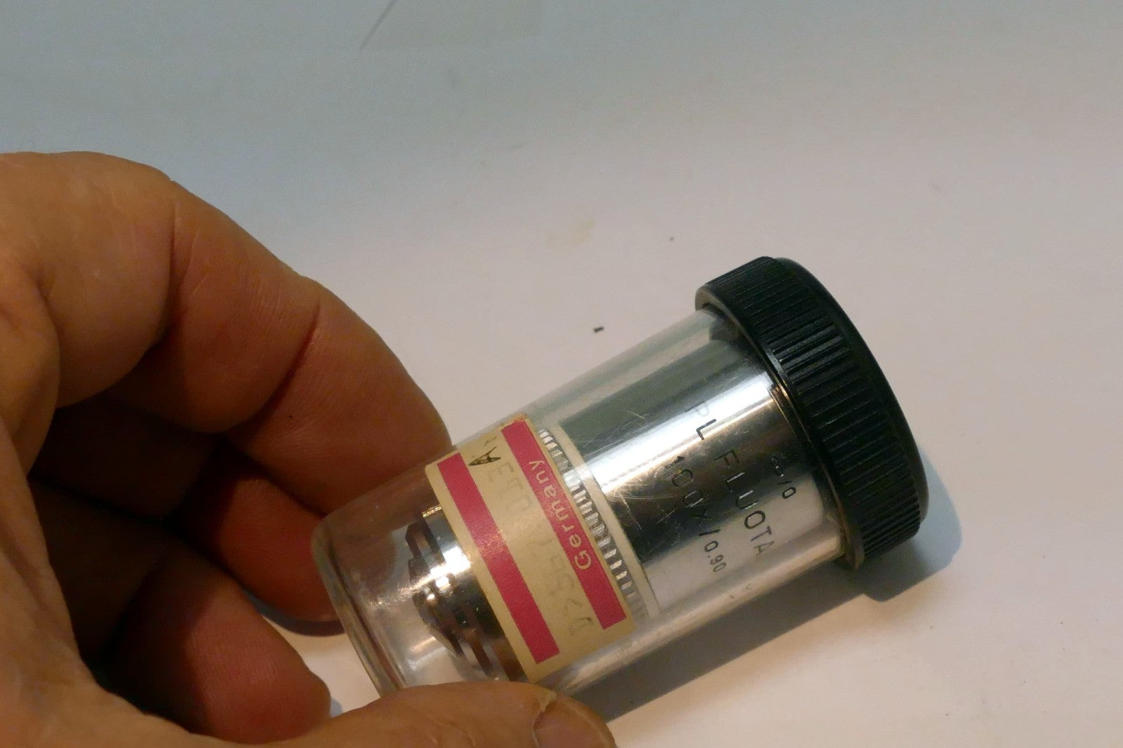 Leica PL Fluotar 100x/0.90 ∞/0 Microscope Objective  Leitz Wetzlar Germany