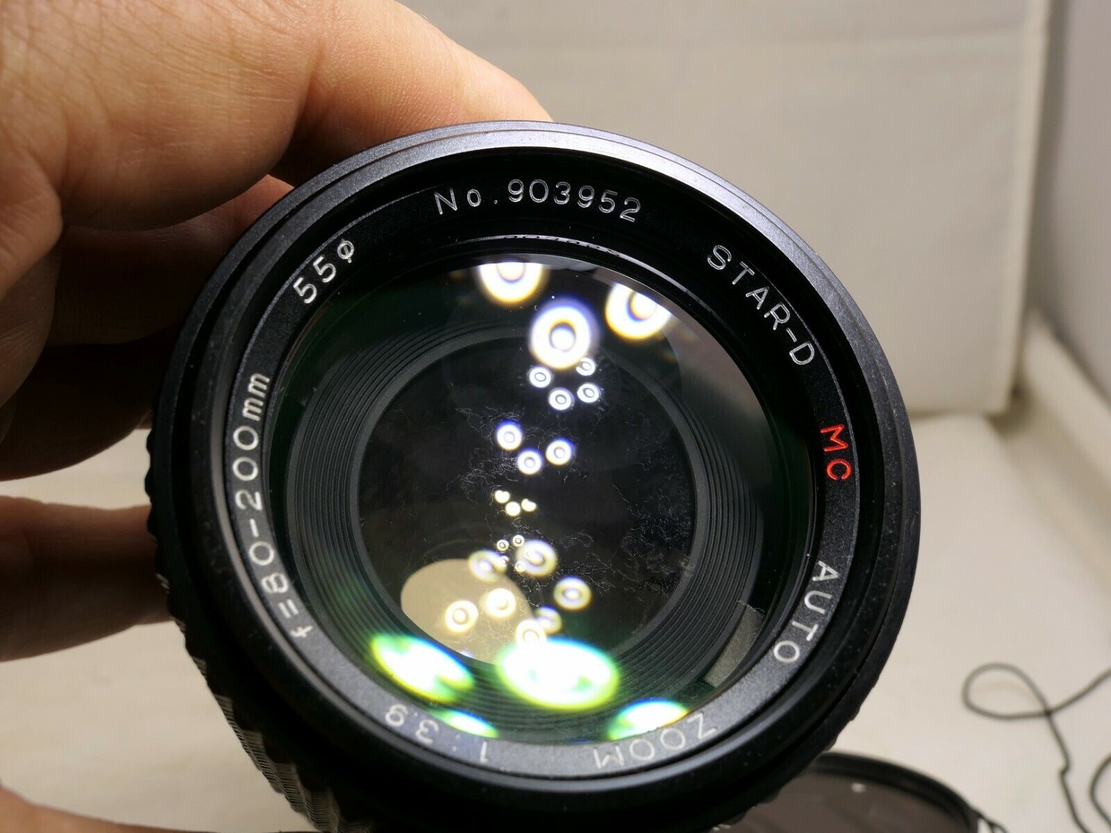 Star D 80-200mm f3.9 Manual Lens for Canon AE-1 with some fungus webbing inside