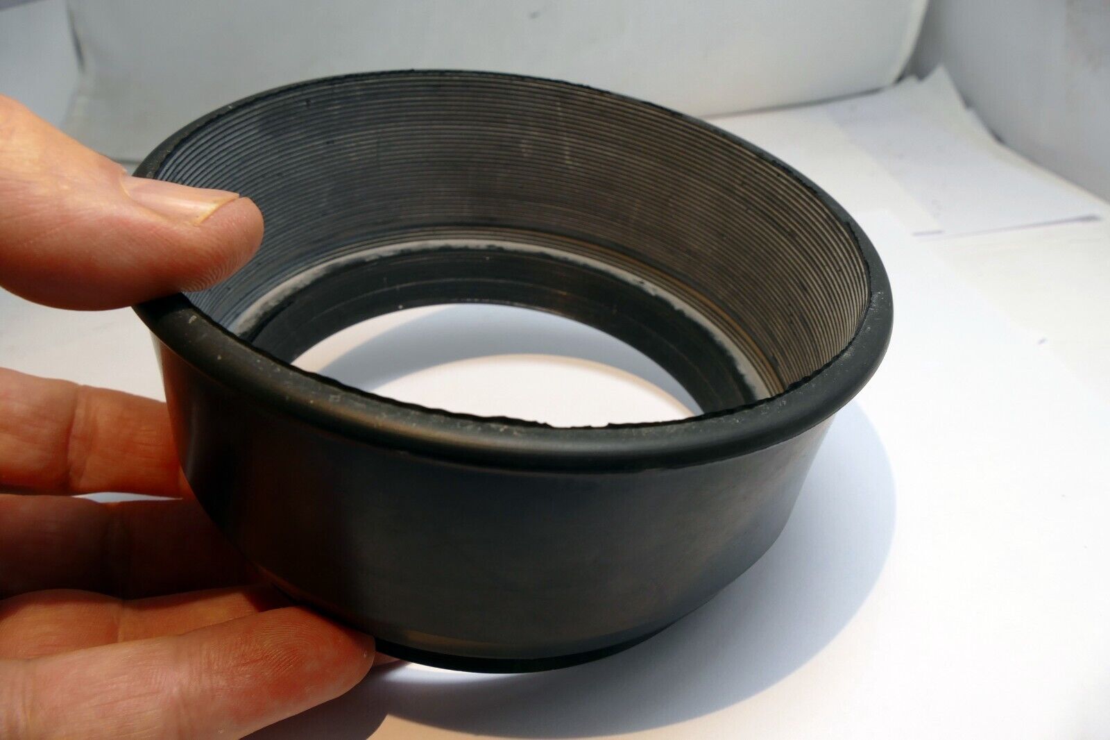 114mm Rubber Lens Hood threaded for 500 600mm lenses