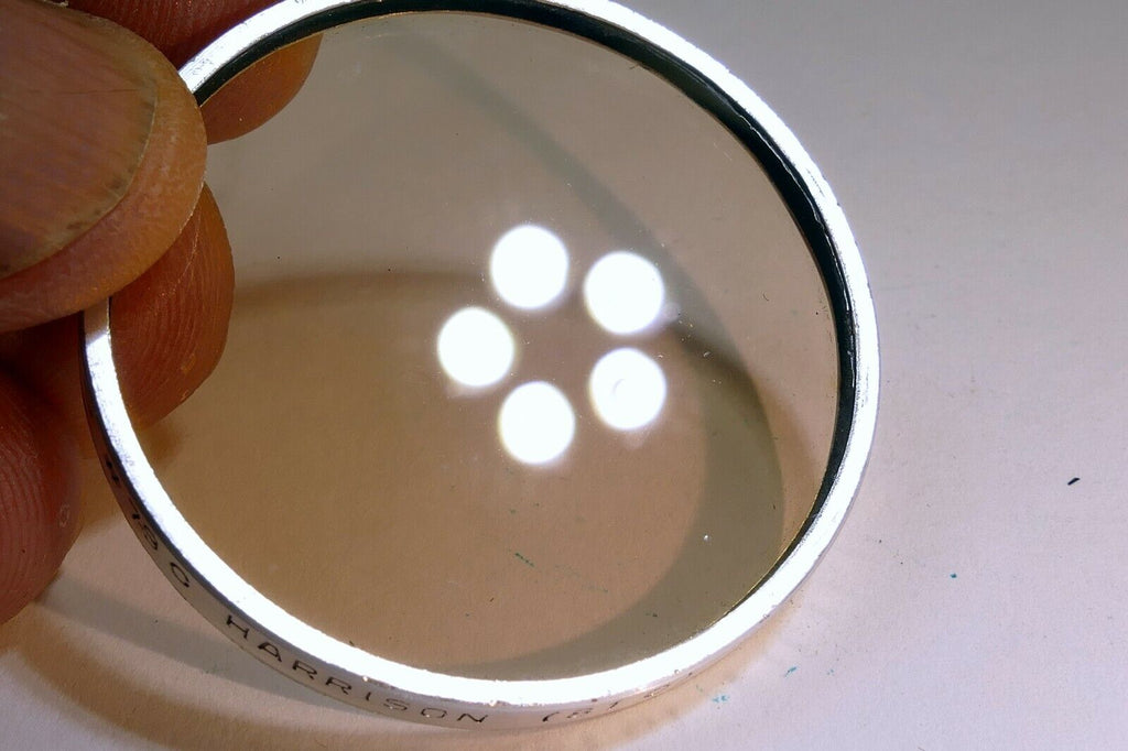 Harrison No 3 USA Lens Filter series 6 VI drop in 41.5mm OD 81C  light amber