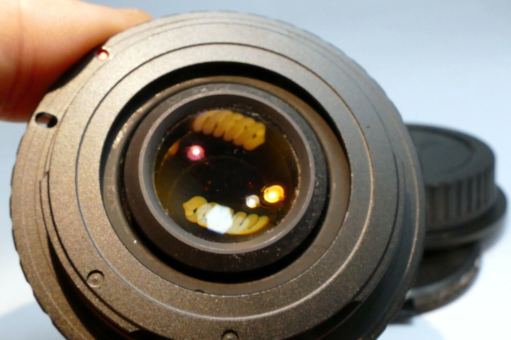 Yashica 50mm f1.9 M42 Lens adapted to Canon EOS EF SLR cameras T7i T8i 90D 80D