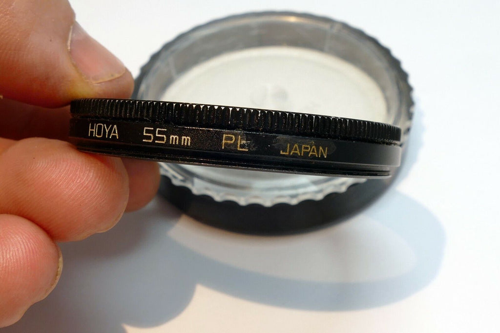 Hoya 55 mm Filter Polar PL Linear with plastic case made in Japan