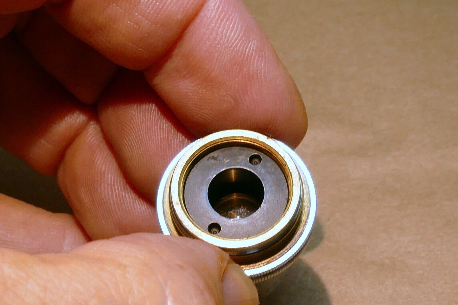 Bausch Lomb 10X 16mm 0.25 Divisible Microscope Objective Rochester NY