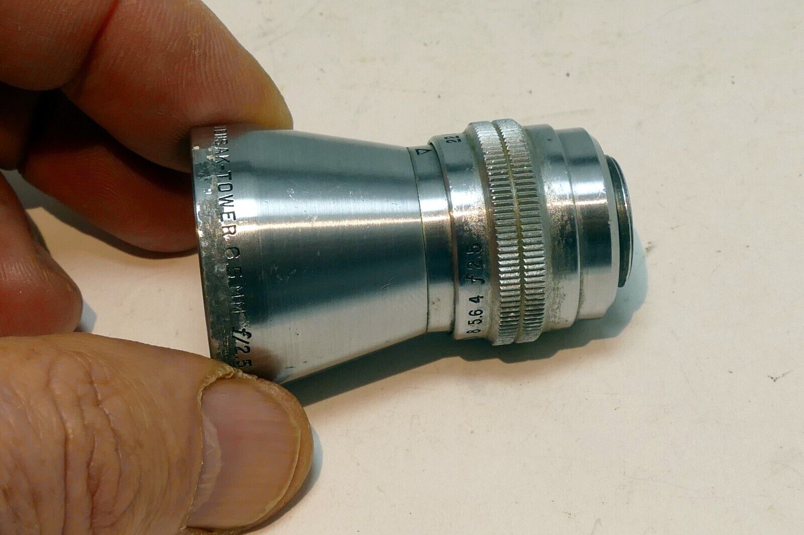 Wollensak Tower 6.5mm f/2.5 Wide Angle Cine Amaton D Mount Camera Lens