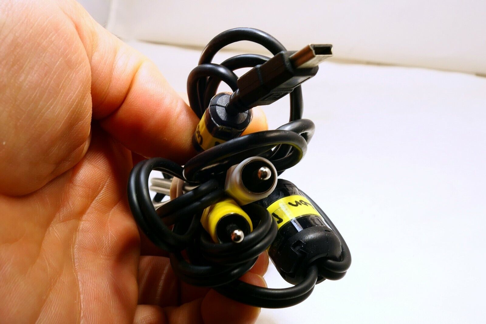 Nikon Audio RCA cable to 3.5mm for camera and USB cable