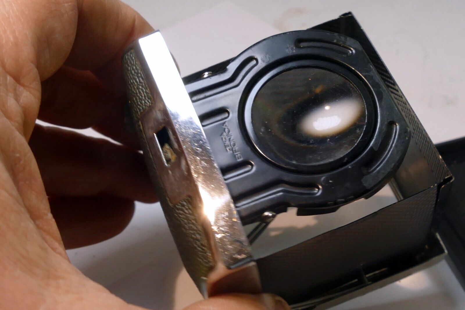 Zenza Bronica S2a EC Waist Level Finder 6X6 S - AS damaged for parts or repair