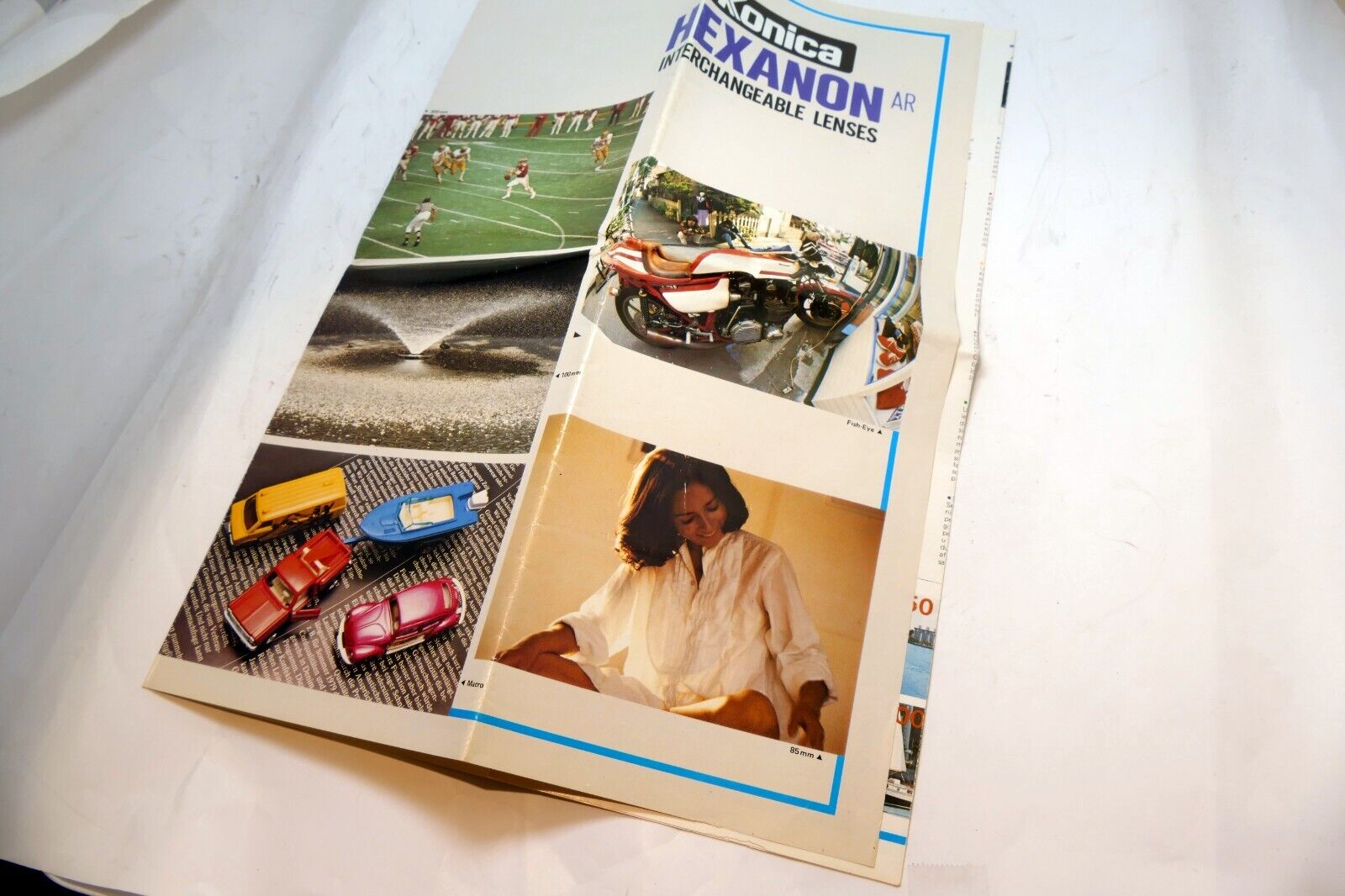 Konica AR Hexanon Lens Brochure  Accessory guide List specifications table