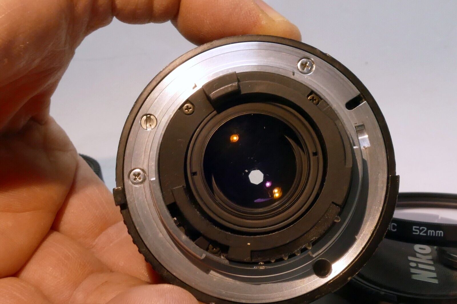 Nikon Nikkor AF 24mm F2.8 D Autofocus Lens  AS IS - parts - works manual mode