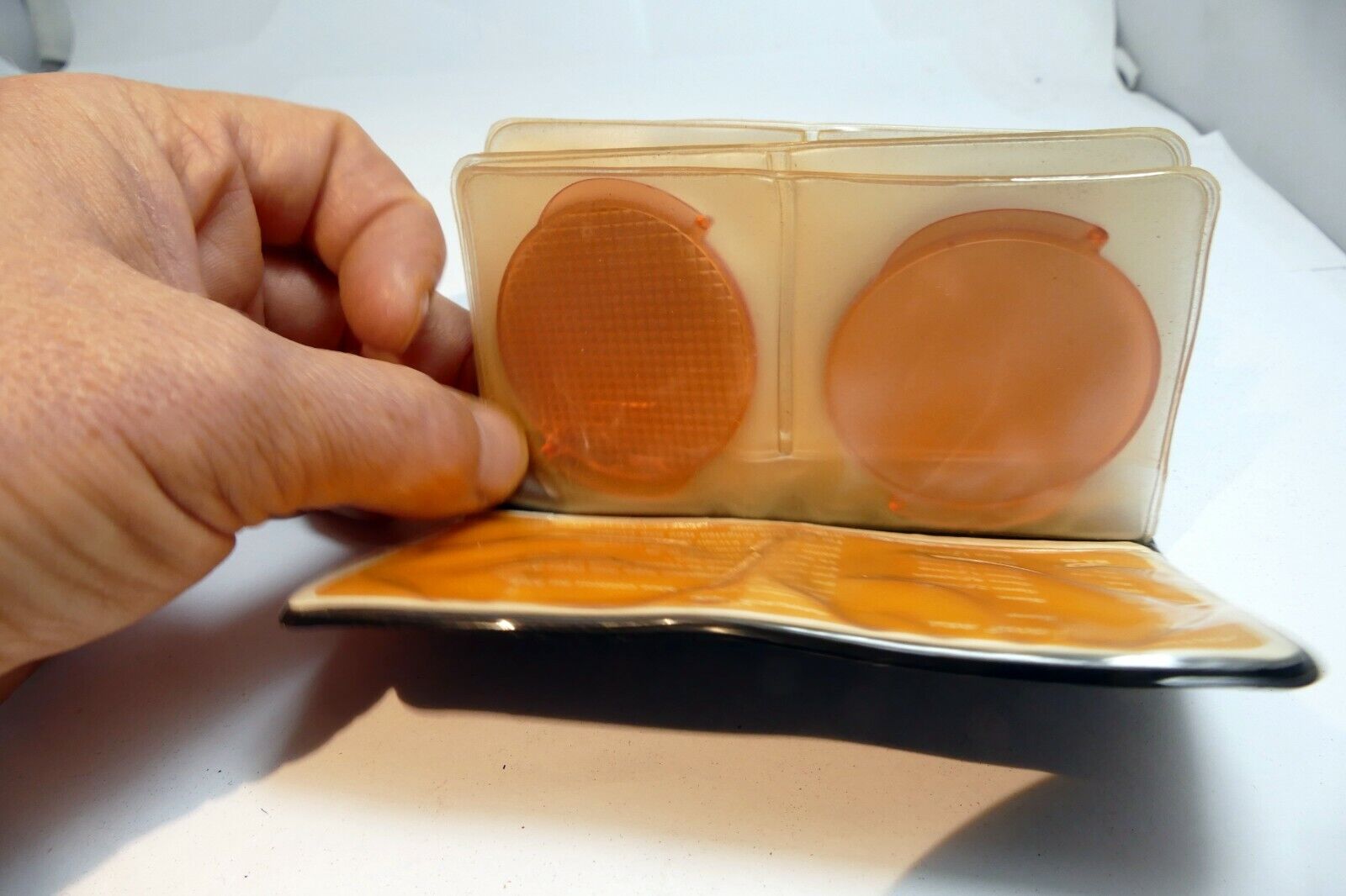 Diffuser and ND Filter kit for Flash orange ND2 ND4 UV round 47mm OD