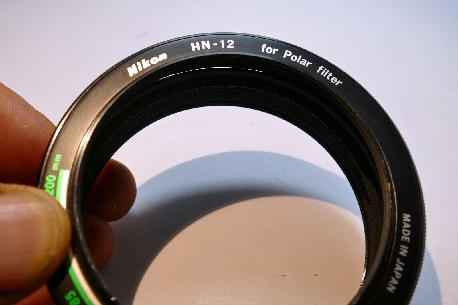 Nikon HN-12 Lens Hood Shade 52mm Polar filter screw in type ( AS IS parts)