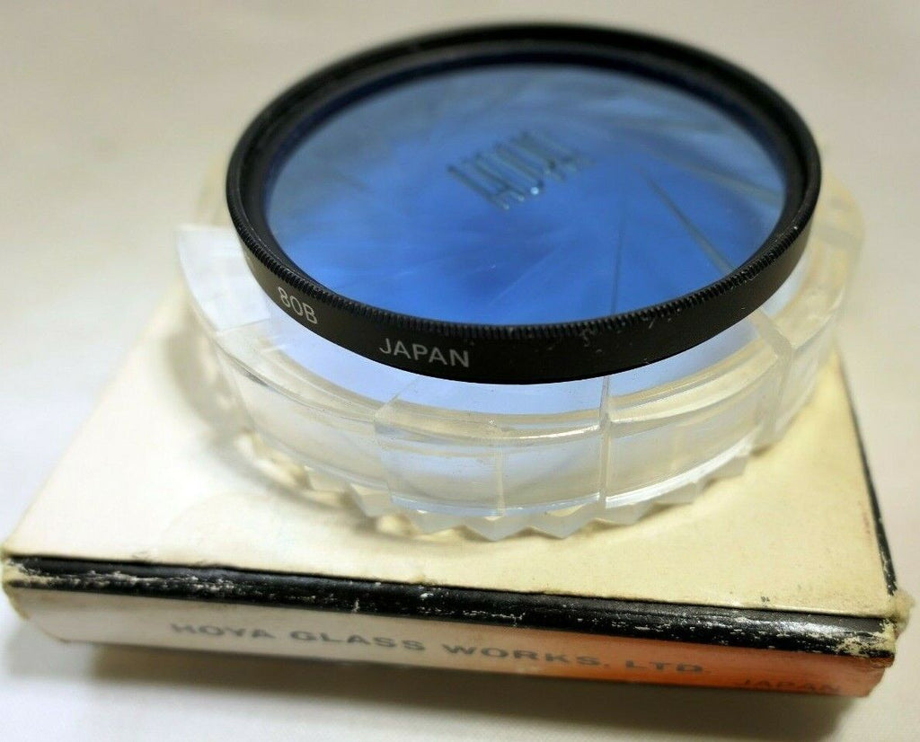 Hoya 55mm 80B Blue Lens filter made in Japan