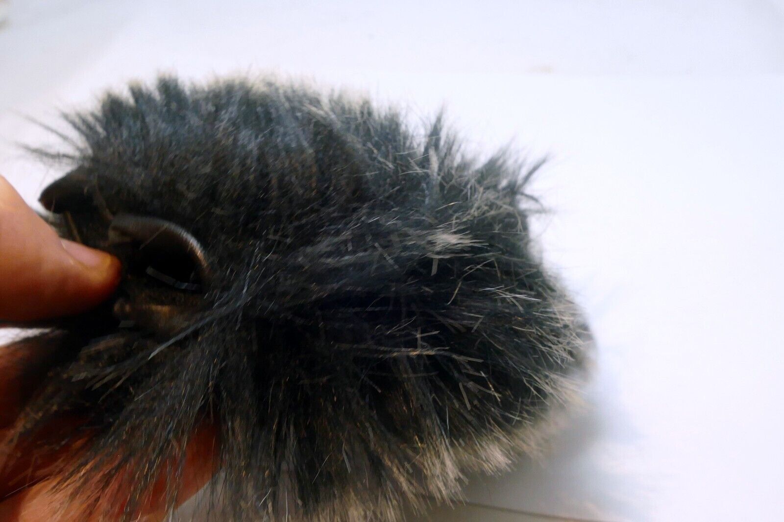 5" long Fur windshield Muff Blimp Cover Hole Standard 20-22mm for shotgun Mic