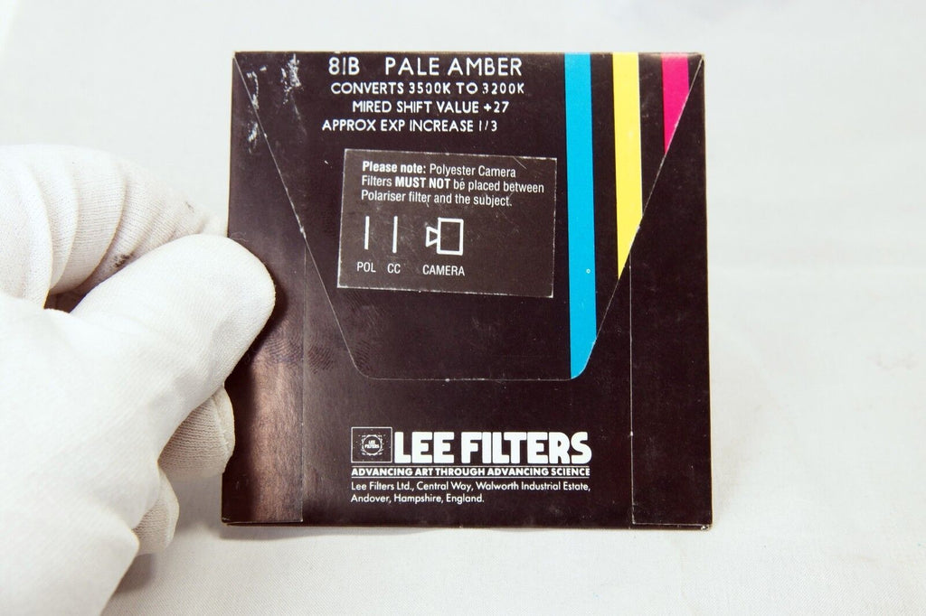 81B Lee Camera Filter Sqaure 75X75mm 3X3"