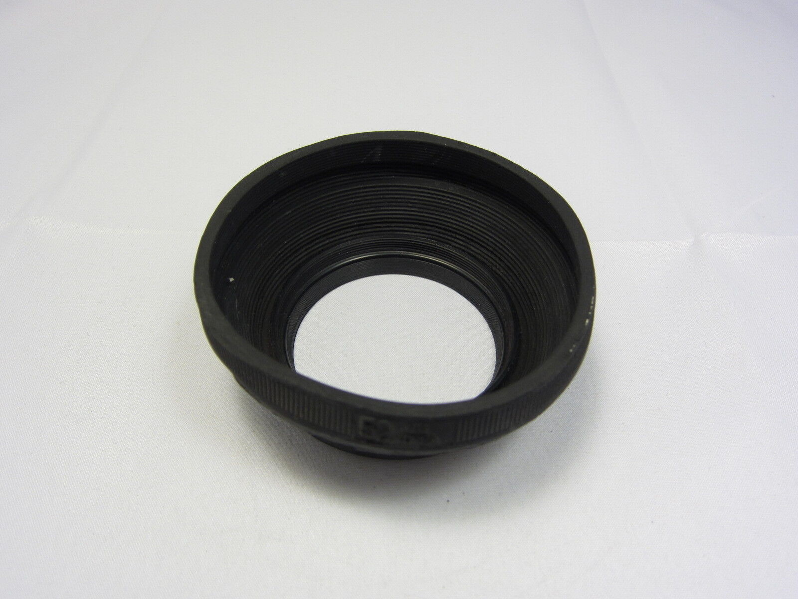 Vintage 52mm Collapsible Rubber Lens Hood Korea Screw in Type for 50mm f2 f1.4