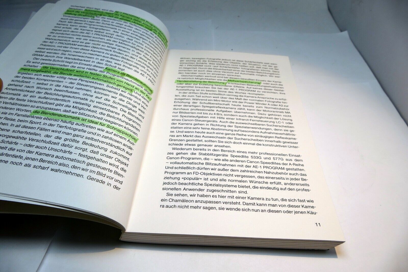 Canon AE-1 program Laterna Magica Deutsche Ausgabe 1989 Gunter Richter