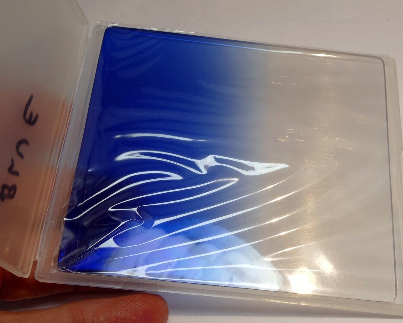 Blue Graduated Gradual Filter 84X95mm square drop in for Cokin M  P system