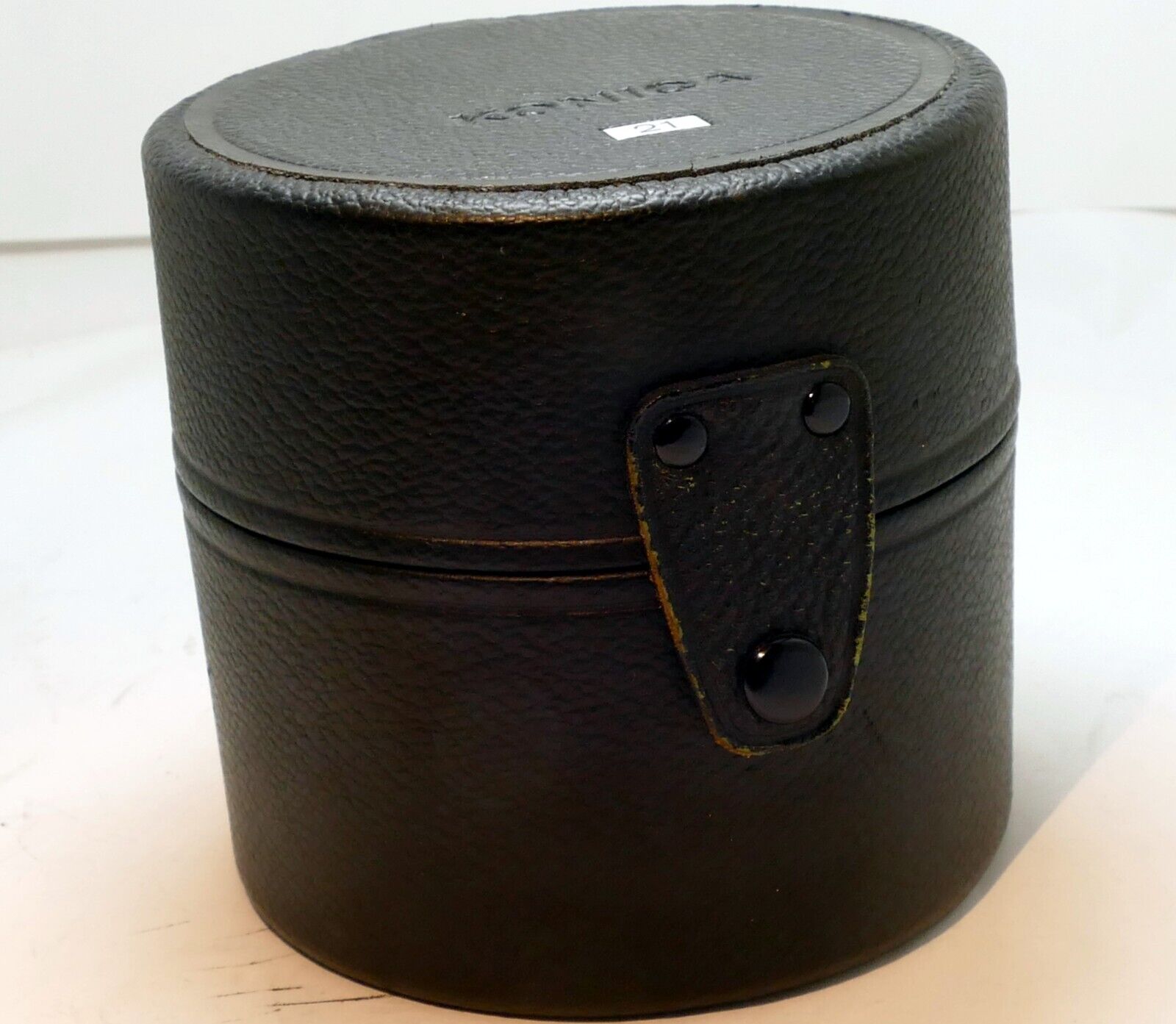 Konica Hexanon 21mm f4 AR lens empty Hard case for genuine OEM vintage