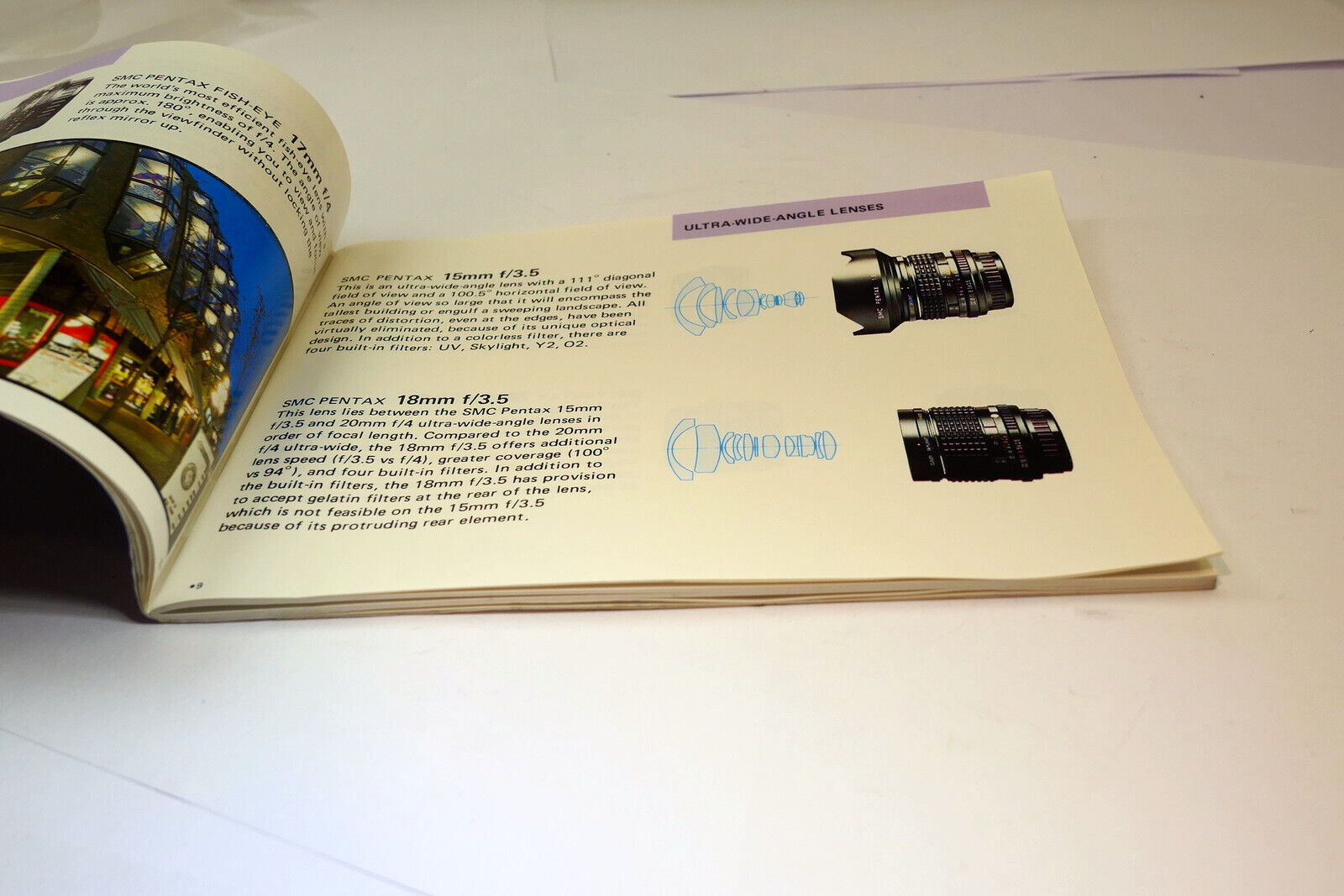 Pentax Lenses and Accessories camera  (EN) booklet brochure genuine 1971 K1000