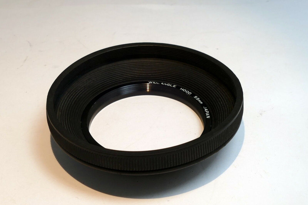 55mm Rubber Hood shade telephoto  collapsible wide angle for 28mm f2.8