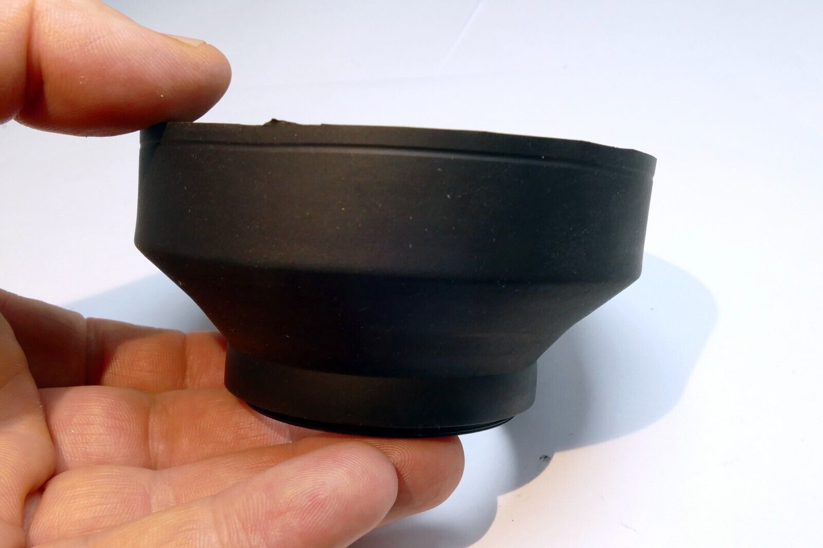 55mm Rubber Lens Hood Shade collapsible rubber 3-way wide and telephoto