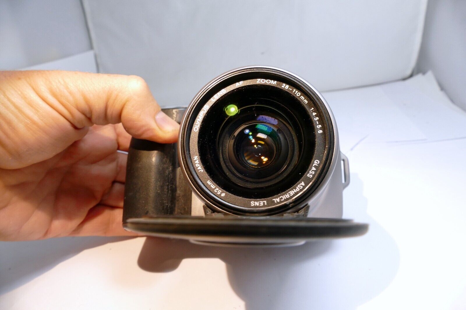 OLYMPUS Panorama IS-20 DLX ZOOM 28-110mm 4X lens CAMERA Untested - AS IS