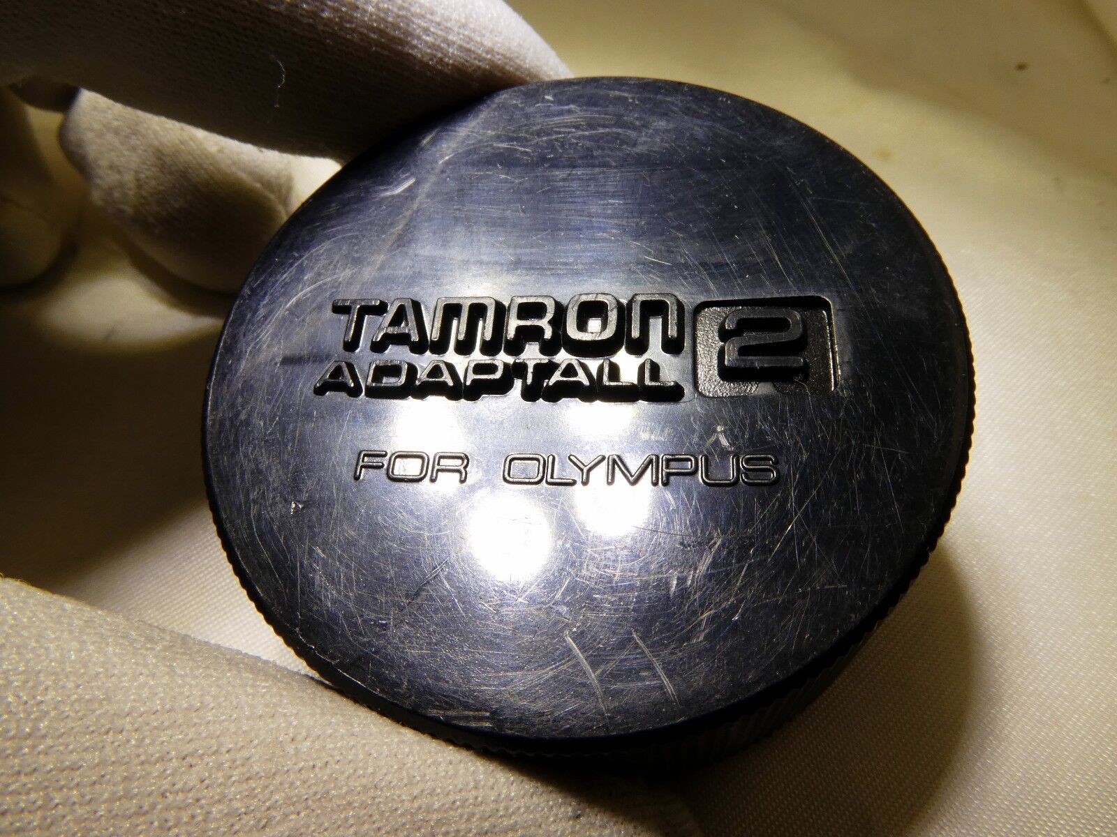 Tamron Adaptall 2 For Olympus OM Rear Lens Cap Made in Japan Genuine OEM manual