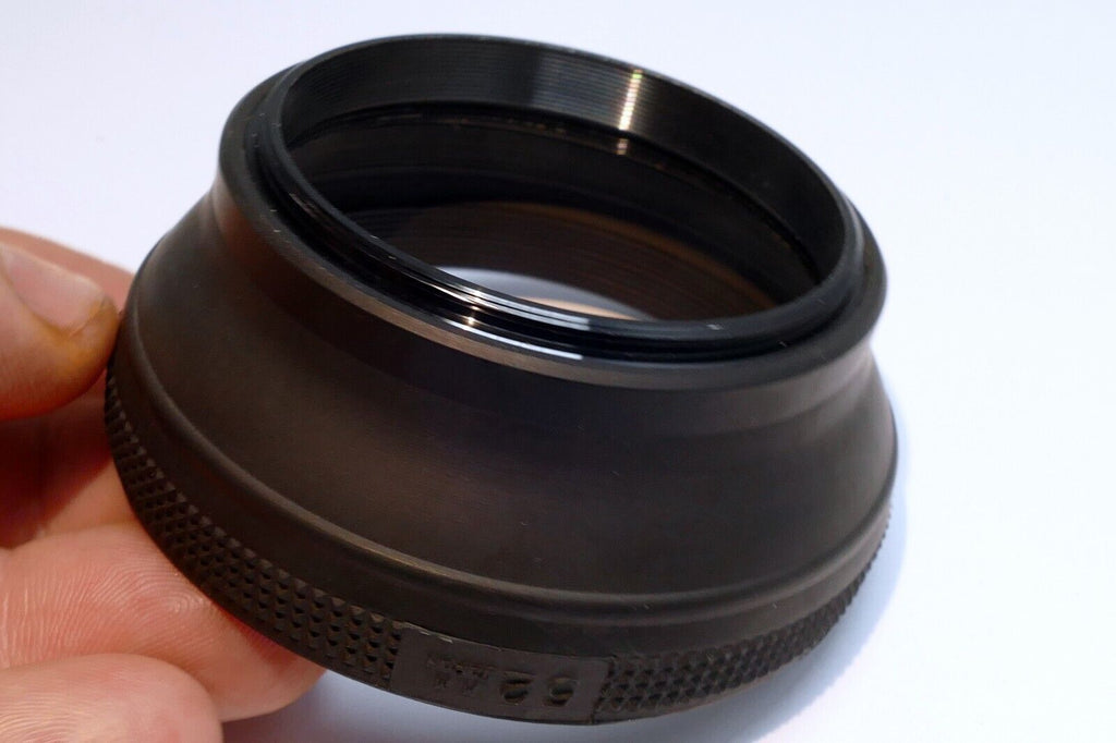 Rubber Lens Hood Shade collapsible 52mm for 18-55mm