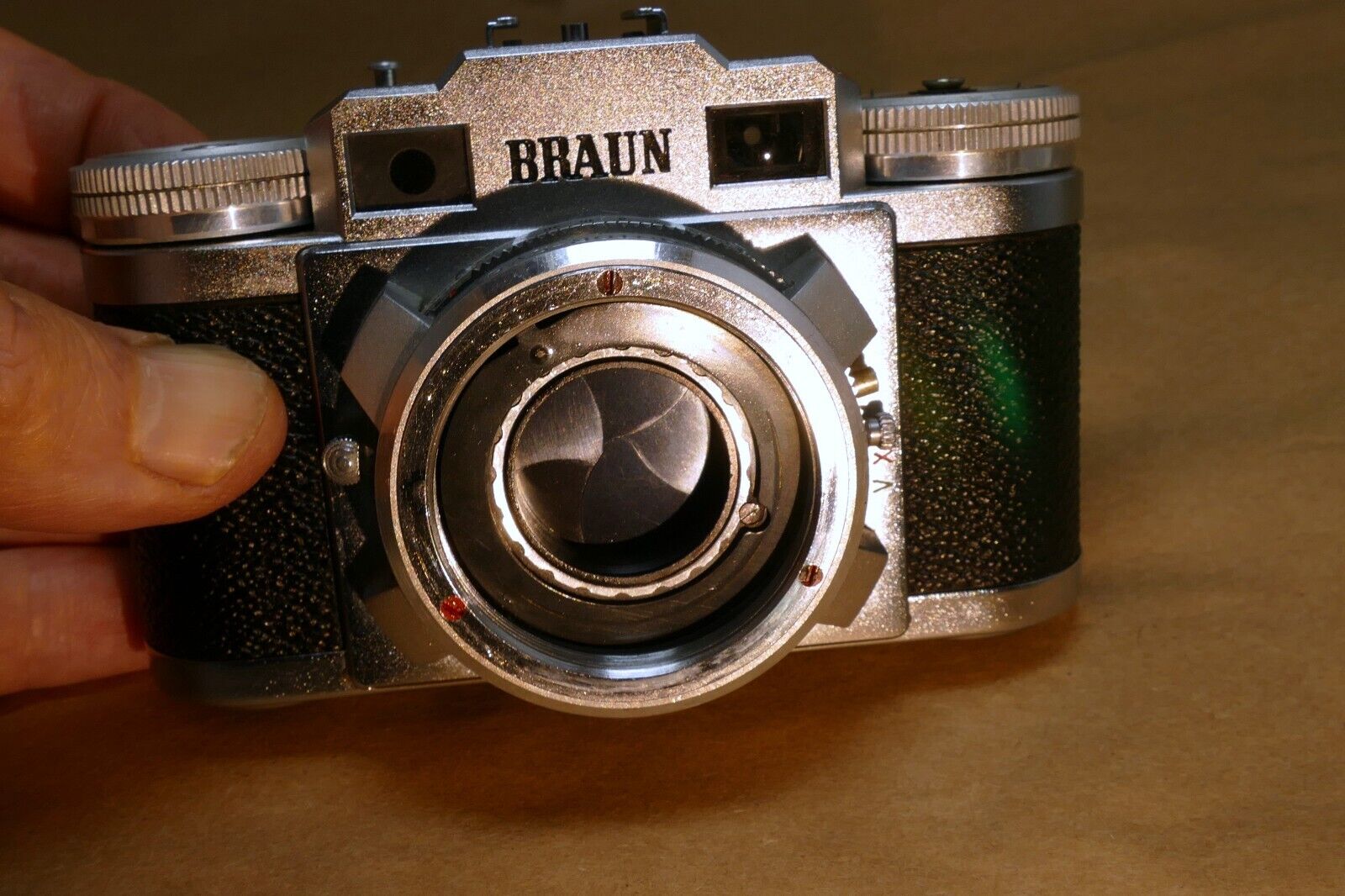 Braun Nurnberg Super II rangefinder camera body only double stroke winding