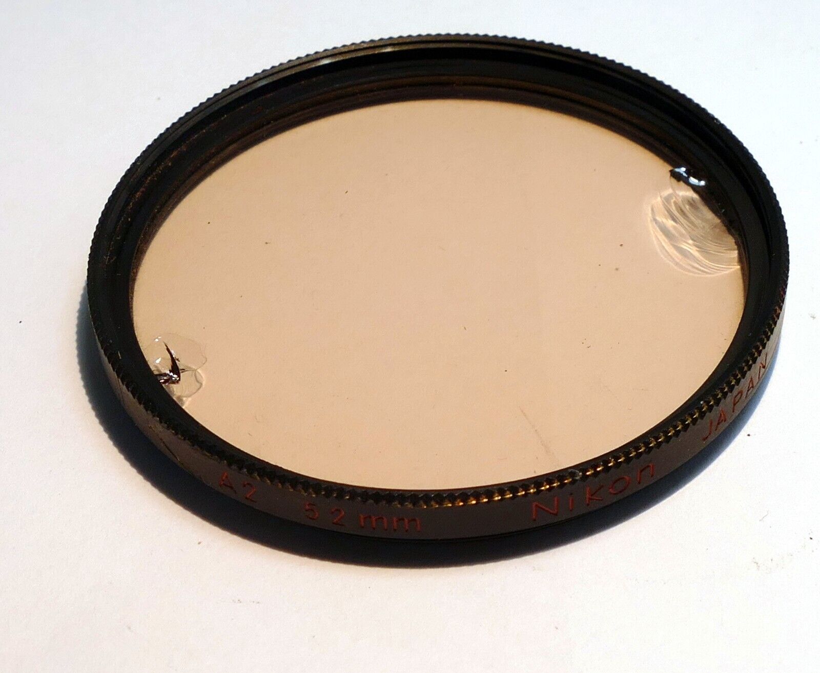 Nikon A2  52mm Warming Filter  - cracked edge - damaged