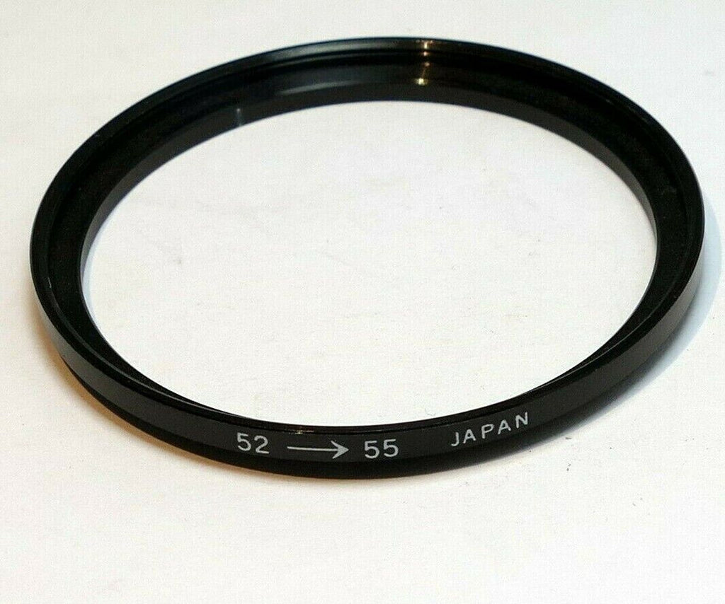 52mm to 55mm Metal Ring for lens male to female threads step -up made in Japan