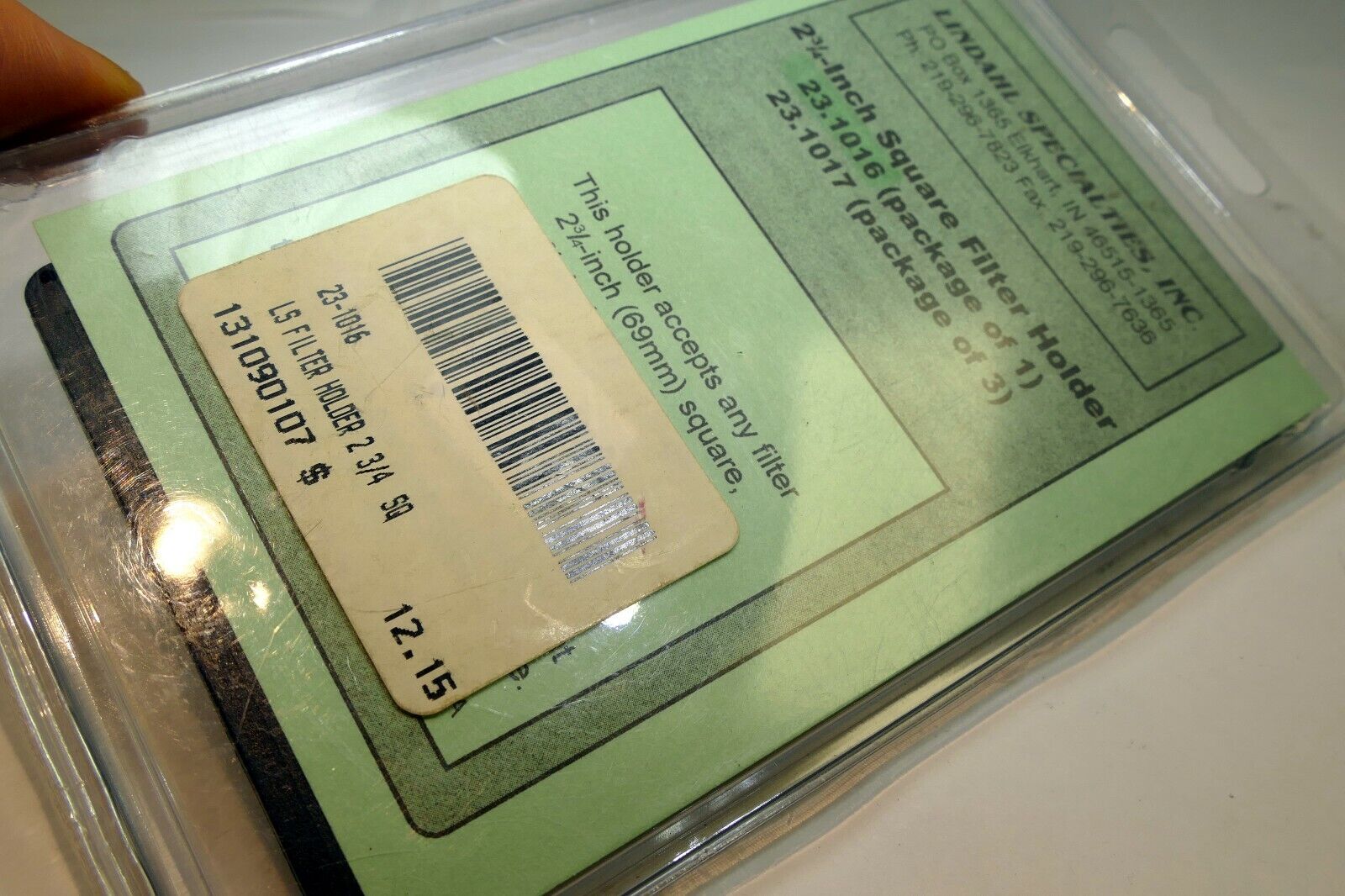 Lindahl Specialties 2 3/4" Filter adapter frame holder 3X5"  square  23.1016