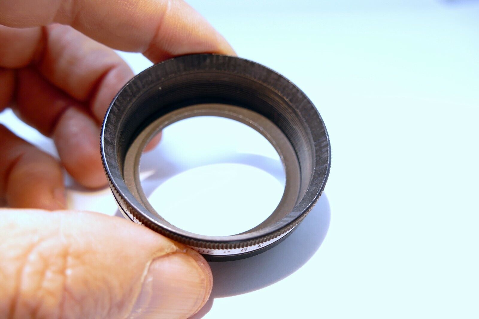 Ednalite Lens Hood Mini Shade series VI 6 44.5mm OD screw in threaded metal 6-E