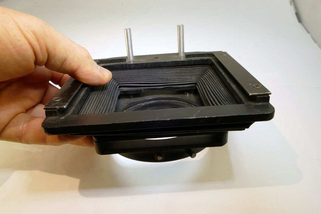 Lindahl Bellows lens Hood 31.1320 Bell-O-Shade Single 3X3 filter slot - AS IS