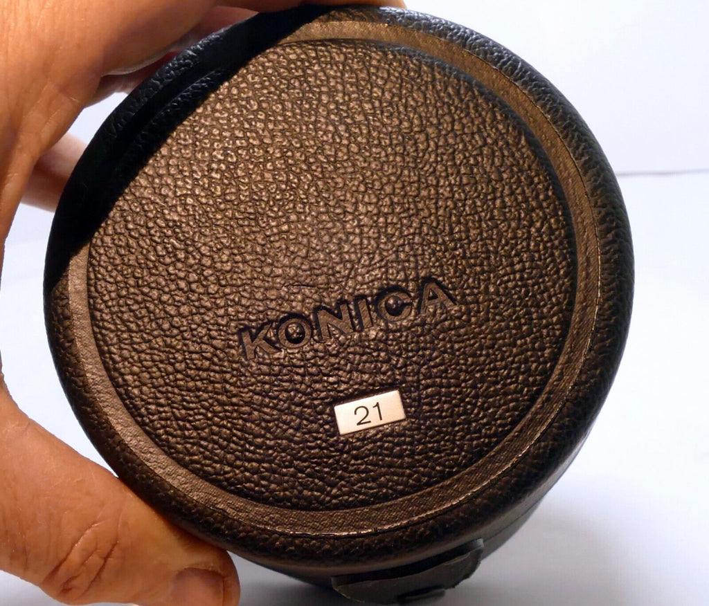 Konica Hexanon 21mm f4 AR lens empty Hard case for genuine OEM vintage