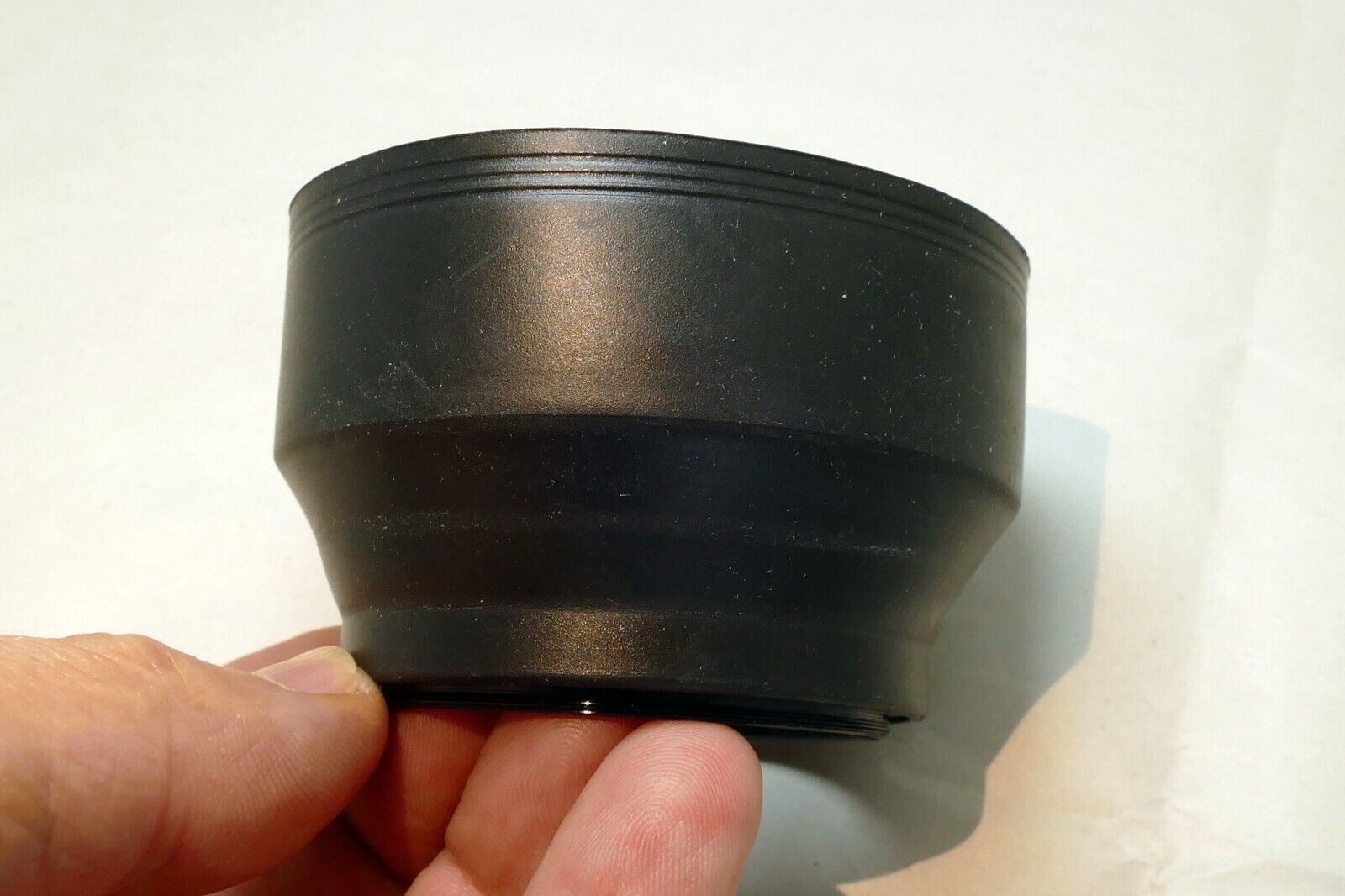 3-Way collapsible 52mm Rubber Lens Hood Shade for 50mm 135mm