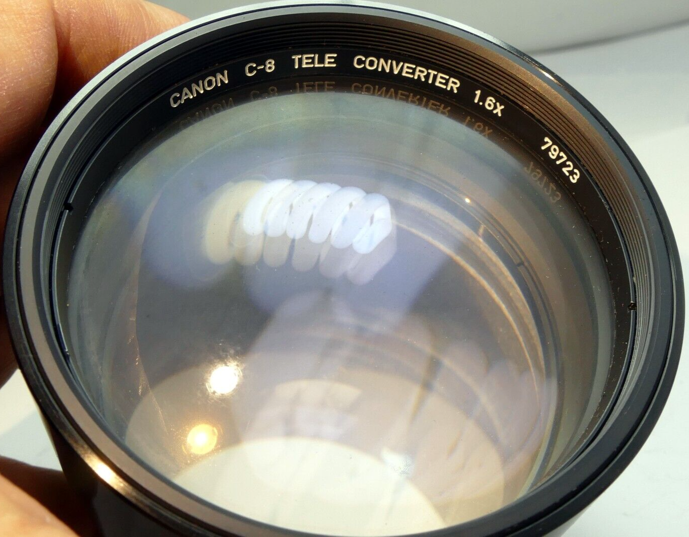 Canon C-8 Tele Converter 1.6X  LENS  - with haze, needs cleaning