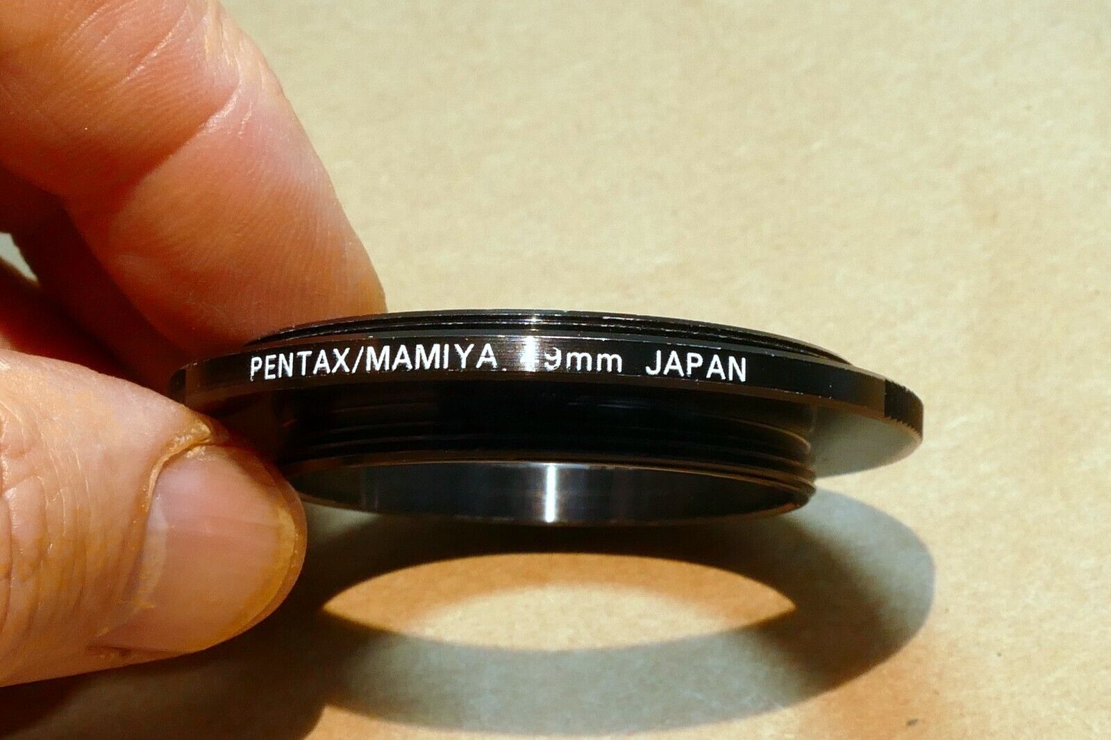 Mamiya / Pentax m42 Camera mount adapter Ring to 49mm Reverse macro - Genuine