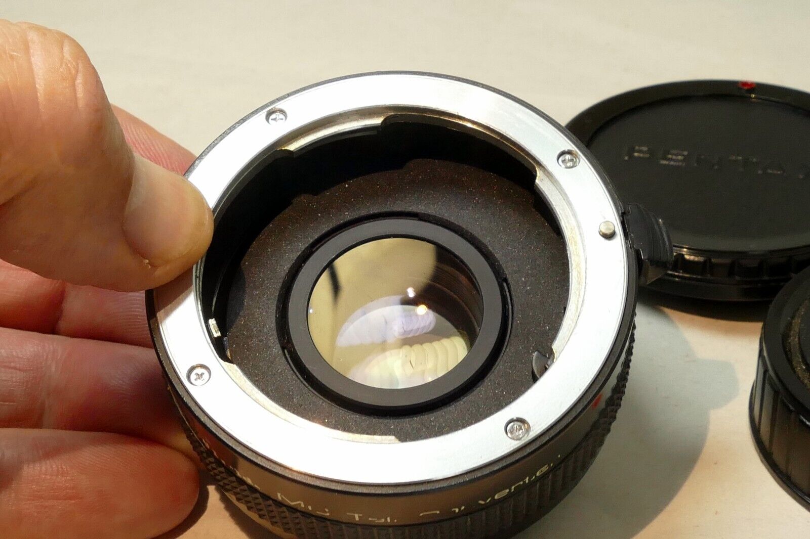 Vivitar Multi-Coated 2X Lens teleconverter for Pentax K PK mount manual focus