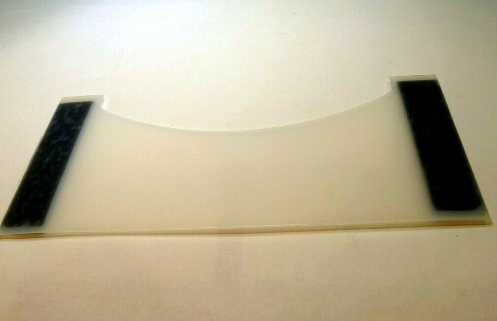 Lindahl Vignette White Mask 2.5X5" Smooth Bottom Arc magnetic frame